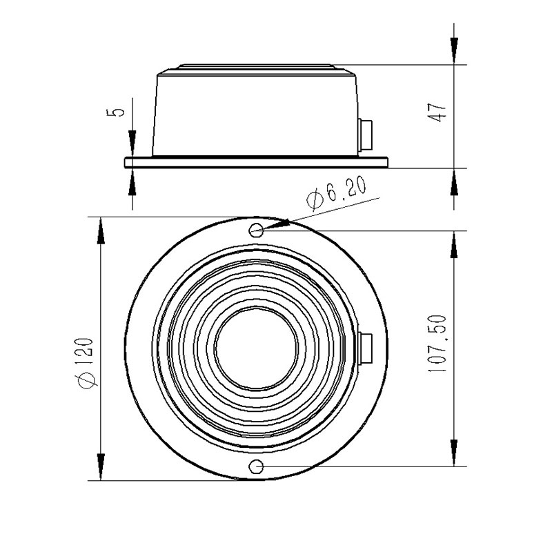 Ultrasonic Snow Depth Detector Sensor Product Dimensions