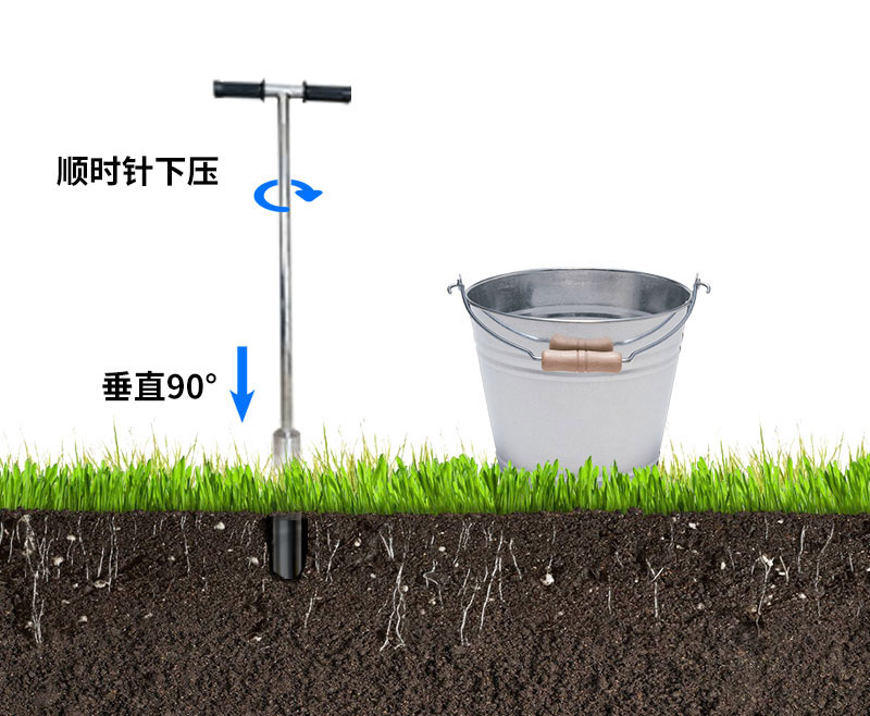 Soil moisture monitor installation method