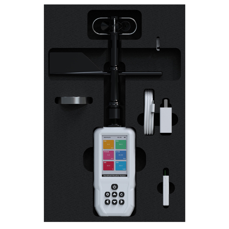 Eight Elements 4G handheld weather station appearance and size